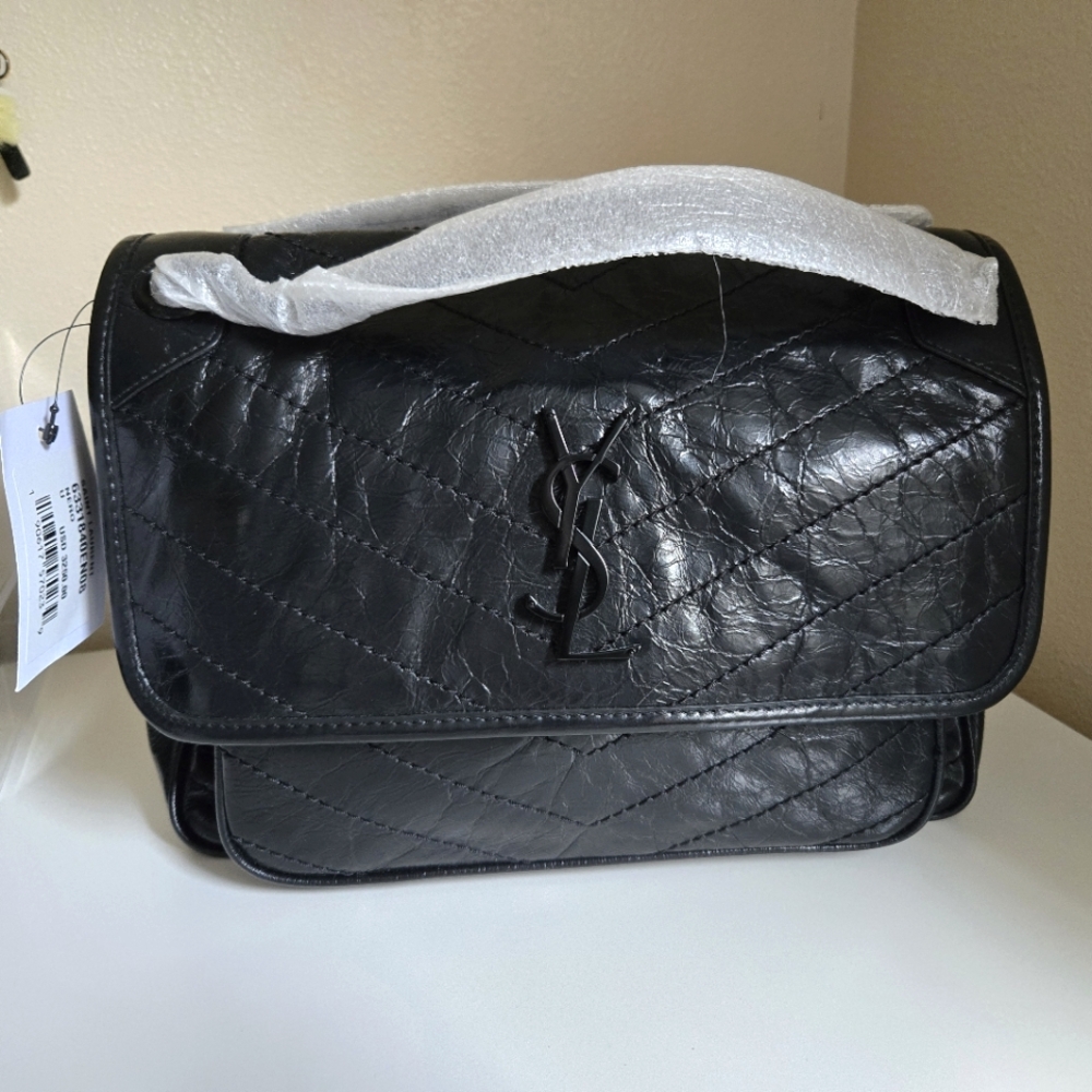 YSL Medium Niki Black Bag